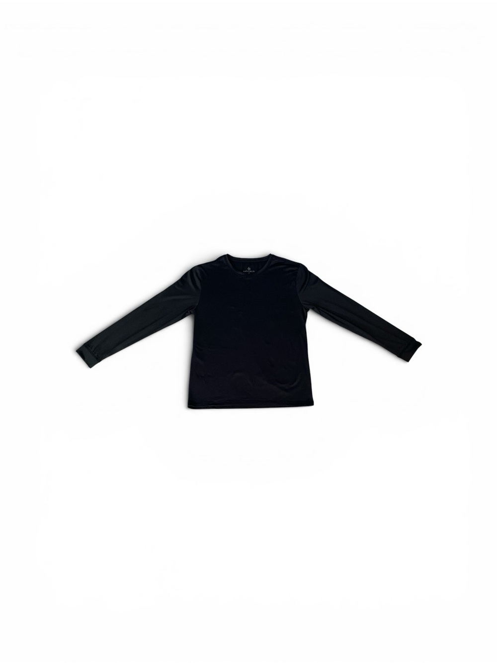 RAINFOREST Black Long Sleeve Crewneck Tee